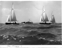 Merlins sailing in 1956